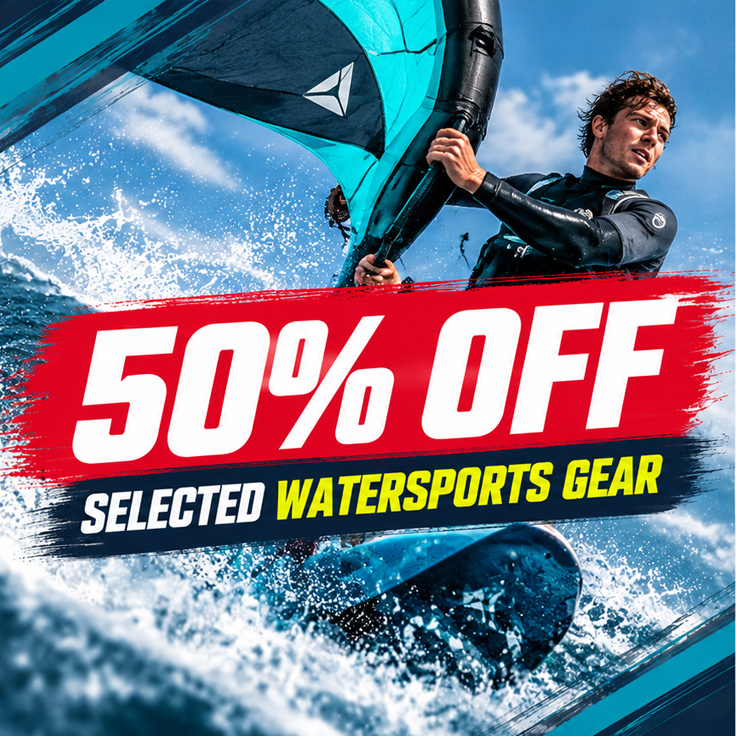 Watersports clearance sale – 50% off selected equipment