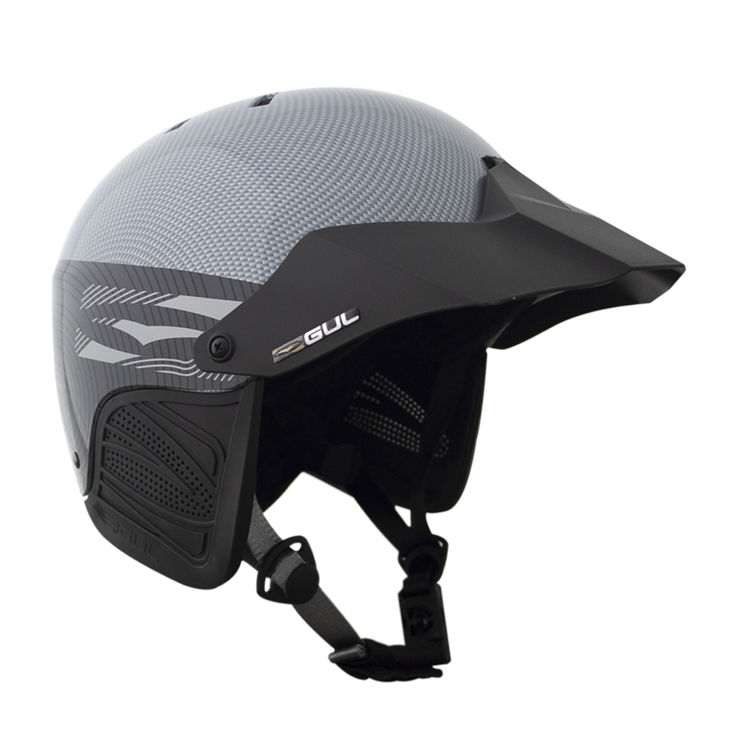 Gul Elite Watersports Helmet 2019 - Silver/Carbon | Coast Water Sports