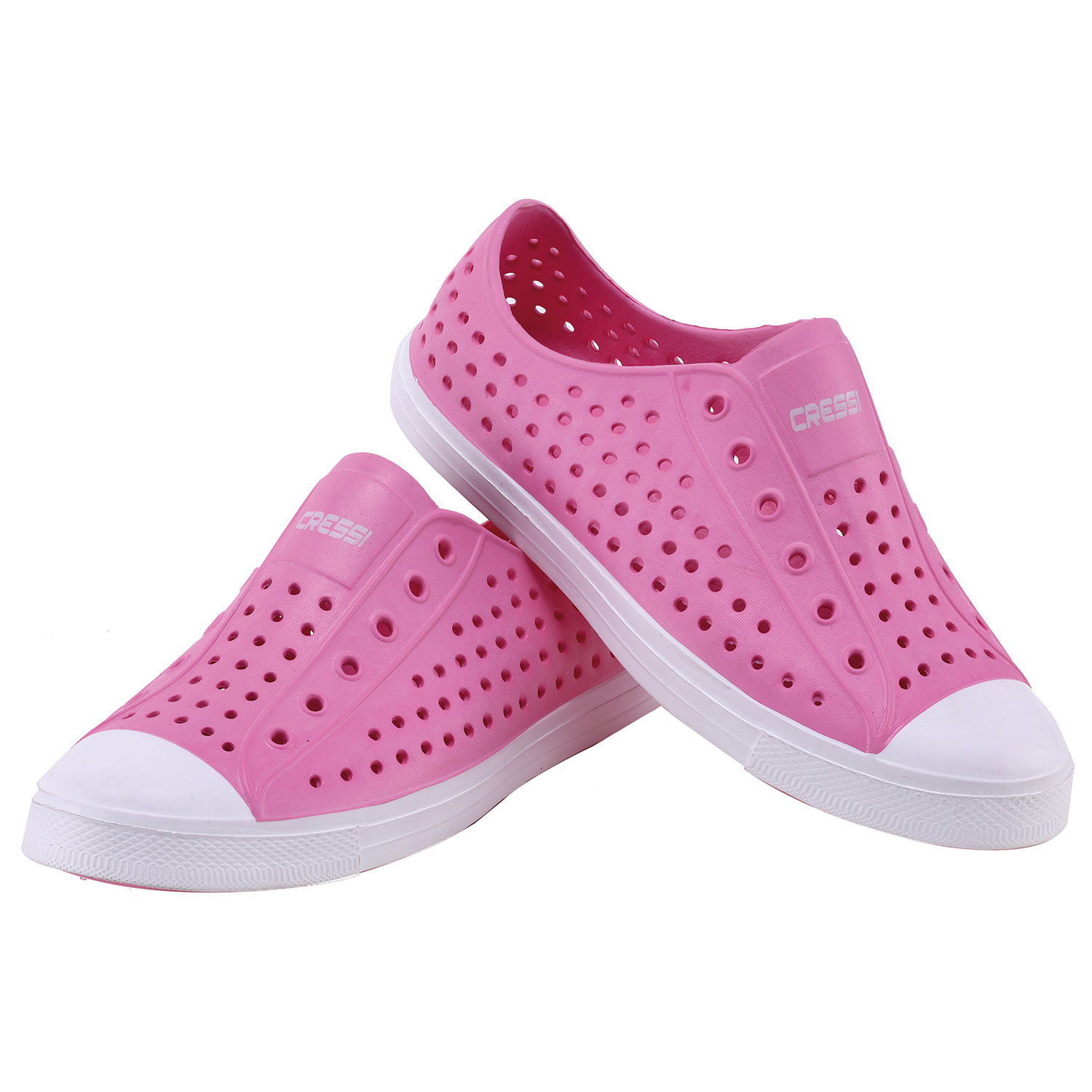 pink beach shoes
