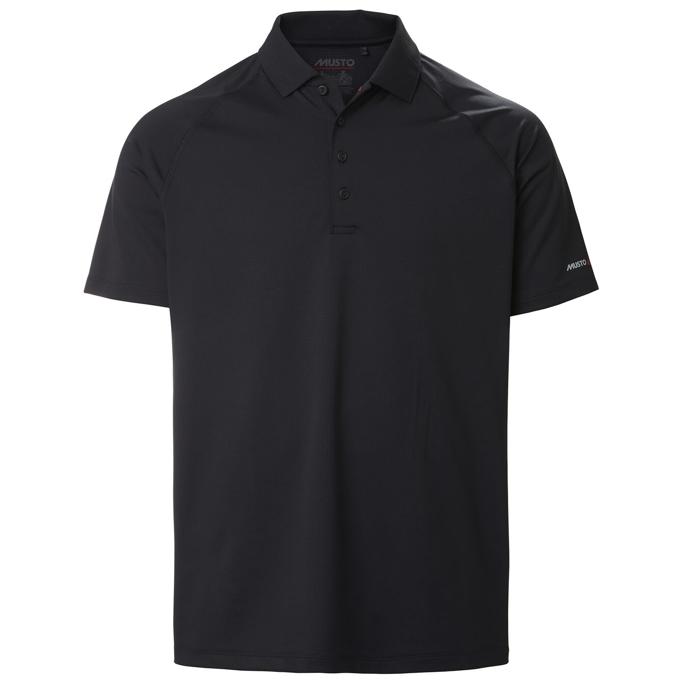 Musto Evolution Sunblock 2.0 Short Sleeve Polo Shirt 2022 - Black 81148 ...