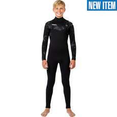 Gul Junior Echo NatuR 3/2mm Chest Zip Flatlock Wetsuit - Black/Smoke Gul Junior Echo NatuR 3/2mm Chest Zip Flatlock Wetsuit - Black/Smoke