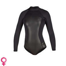 Mystic Womens Diva 2/2mm Back-Zip Longarm Super Shorty - Black Mystic Womens Diva 2/2mm Back-Zip Longarm Super Shorty - Black