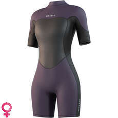 Mystic Womens Brand 3/2mm Back-Zip Shortty Wetsuit - Purple 250064 Mystic Womens Brand 3/2mm Back-Zip Shortty Wetsuit - Purple 250064