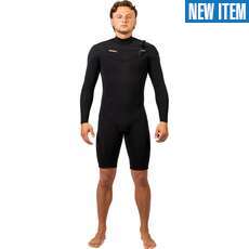 Gul Echo NatuR 3/2mm FL Chestzip Longarm Shorty Wetsuit - Black Gul Echo NatuR 3/2mm FL Chestzip Longarm Shorty Wetsuit - Black