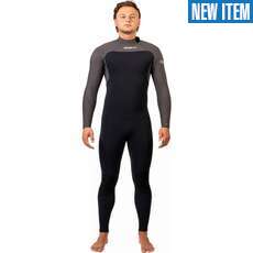 Gul Flexor Yulex 5/4mm Blindstitch Chestzip Fullsuit Wetsuit - Black/Grey Gul Flexor Yulex 5/4mm Blindstitch Chestzip Fullsuit Wetsuit - Black/Grey