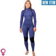 Gul Womens Echo NatuR 3/2mm Chestzip Flatlock Wetsuit - Blue/Tie RE1328 Gul Womens Echo NatuR 3/2mm Chestzip Flatlock Wetsuit - Blue/Tie RE1328