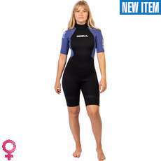Gul Womens G-Force NatuR 3mm Shorty Wetsuit - Black/Blue Gul Womens G-Force NatuR 3mm Shorty Wetsuit - Black/Blue