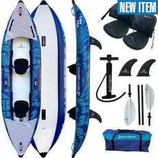 Spinera Duo 340 2 Person High Pressure Kayak Package - Blue Spinera Duo 340 2 Person High Pressure Kayak Package - Blue
