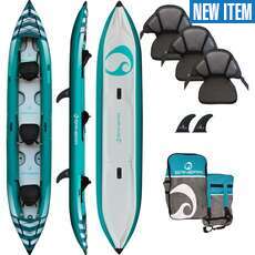 Spinera Hybris 475 3 Person High Pressure Drop-Stitch Kayak - Teal Spinera Hybris 475 3 Person High Pressure Drop-Stitch Kayak - Teal