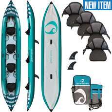 Spinera Hybris 500 4 Person High Pressure Drop-Stitch Kayak - Teal Spinera Hybris 500 4 Person High Pressure Drop-Stitch Kayak - Teal