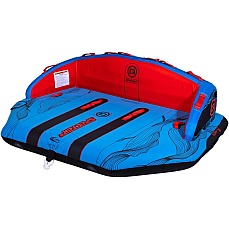 OBrien Specter 3 Person Towable Boat Tube - Blue/Red OBrien Specter 3 Person Towable Boat Tube - Blue/Red