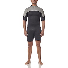 Typhoon Essential 3/2mm Shorty Wetsuit - Graphite/Slate Typhoon Essential 3/2mm Shorty Wetsuit - Graphite/Slate