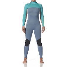 Typhoon Womens Essentia;l 3/2mm Backzip Wetsuit - Azure/Nimbus Typhoon Womens Essentia;l 3/2mm Backzip Wetsuit - Azure/Nimbus