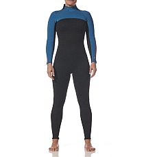 Typhoon Womens Essentia;l 3/2mm Backzip Wetsuit - Ocean/Black Typhoon Womens Essentia;l 3/2mm Backzip Wetsuit - Ocean/Black