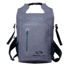 Sola 30L Dry Bag Back Pack - Grey Marl / Black Print Sola 30L Dry Bag Back Pack - Grey Marl / Black Print
