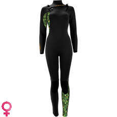 Sola Womens H2O 3/2mm Back-Zip Wetsuit - Paradise Sola Womens H2O 3/2mm Back-Zip Wetsuit - Paradise
