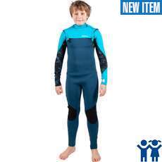 Gul Junior RESPONSE 5/4mm Chestzip Backzip Wetsuit - Navy/Cyan Gul Junior RESPONSE 5/4mm Chestzip Backzip Wetsuit - Navy/Cyan