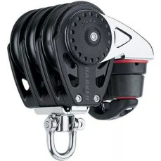 Harken 2668 75mm Carbo Triple Block - Swivel & Cam Cleat Harken 2668 75mm Carbo Triple Block - Swivel & Cam Cleat