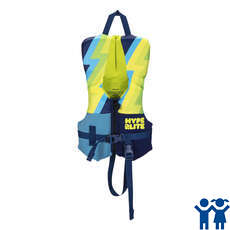 Hyperlite Boys Toddler Indy Neo Vest Buoyancy Aid - Flouro Yellow Hyperlite Boys Toddler Indy Neo Vest Buoyancy Aid - Flouro Yellow