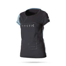 Mystic Diva Womens UV50 Short Sleeve Quick Dry Top - Black Mystic Diva Womens UV50 Short Sleeve Quick Dry Top - Black