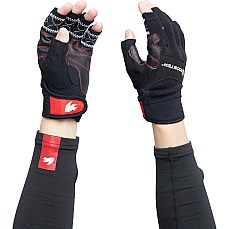 Rooster Pro Race 5 Short Finger Sailing Gloves - Black Rooster Pro Race 5 Short Finger Sailing Gloves - Black
