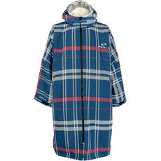 Sola Waterproof Poncho / Changing Robe - Navy Check Sola Waterproof Poncho / Changing Robe - Navy Check